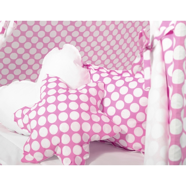 Teltsæt Tipi Telt Børn med legetæppe + puder sæt   Lyserød Pink
