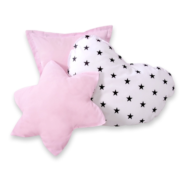 Tipi sæt til børn med legetæppe og puder  Lyserød Pink