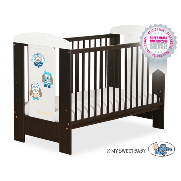 Tremmeseng 120x60cm til baby Munter Ugler