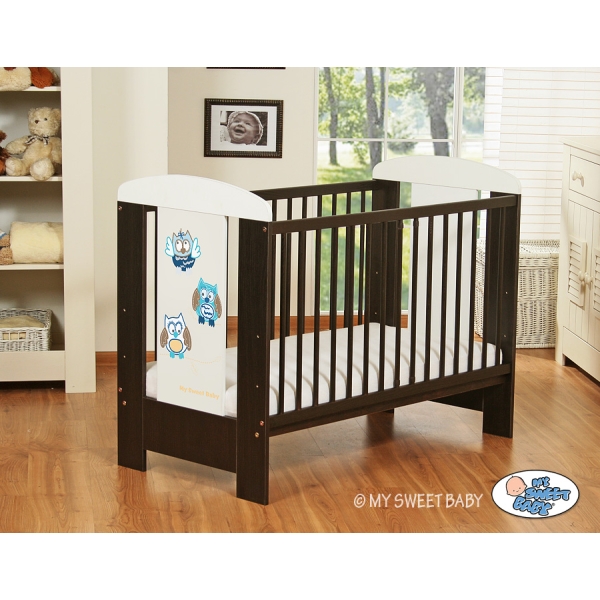 Tremmeseng 120x60cm til baby Munter Ugler