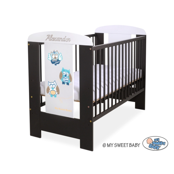 Tremmeseng 120x60cm til baby Munter Ugler