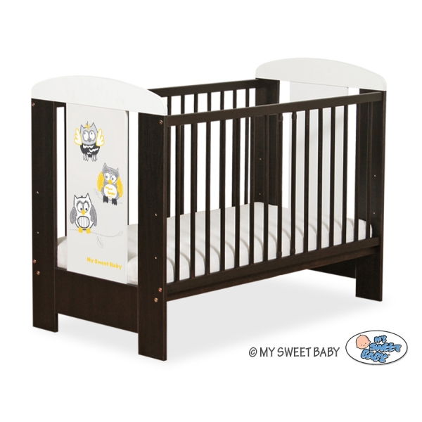Tremmeseng 120x60cm til baby Munter Ugler
