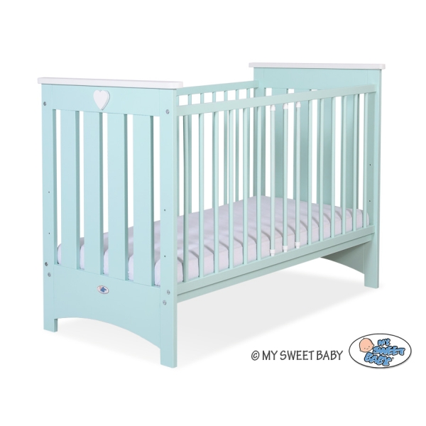 Tremmeseng af træ til baby  Mint