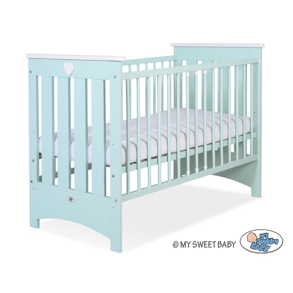 Tremmeseng af træ til baby  Mint