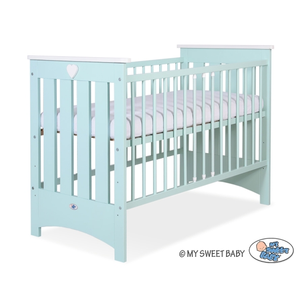 Tremmeseng af træ til baby  Mint