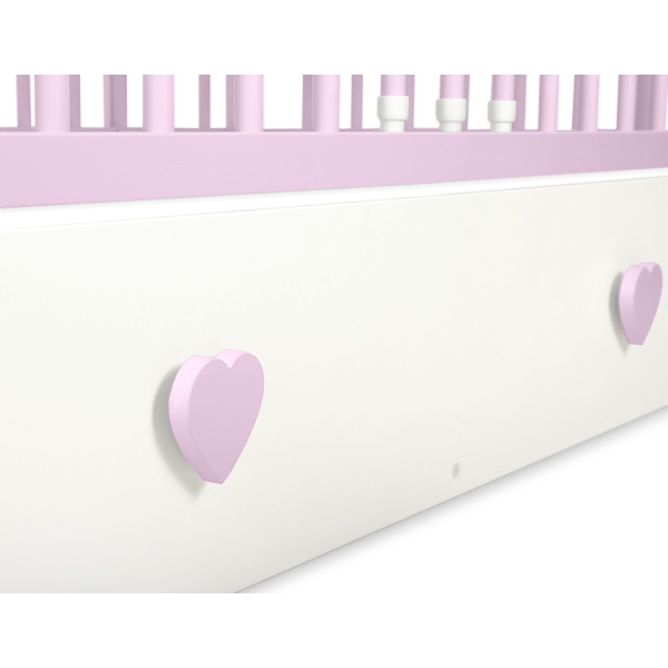 Tremmeseng med Sfuffe 120x60cm til baby LOREN ZO  MAXI