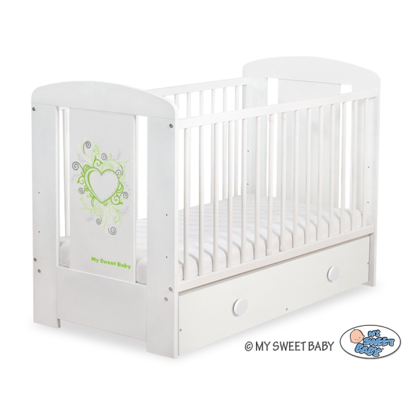 Tremmeseng med skuffe til baby Chic  MAXI