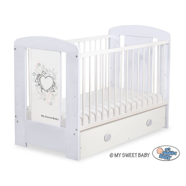 Tremmeseng med skuffe til baby Chic  MAXI