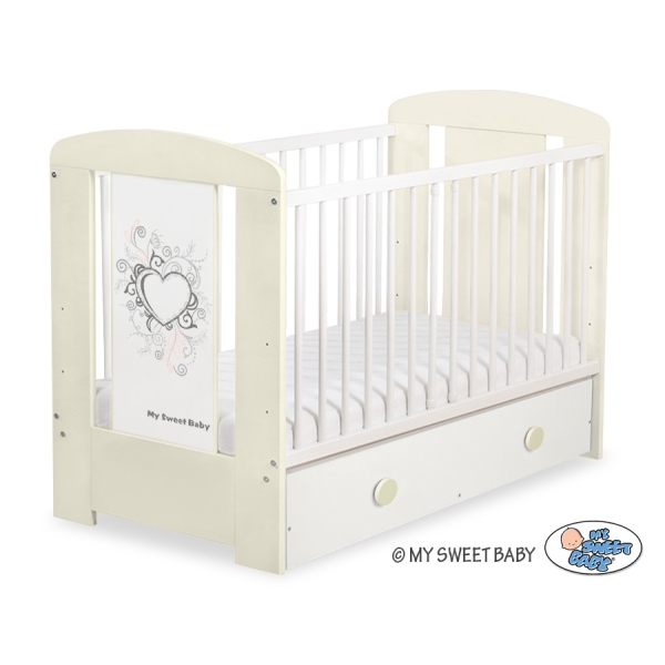 Tremmeseng med skuffe til baby Chic  MAXI