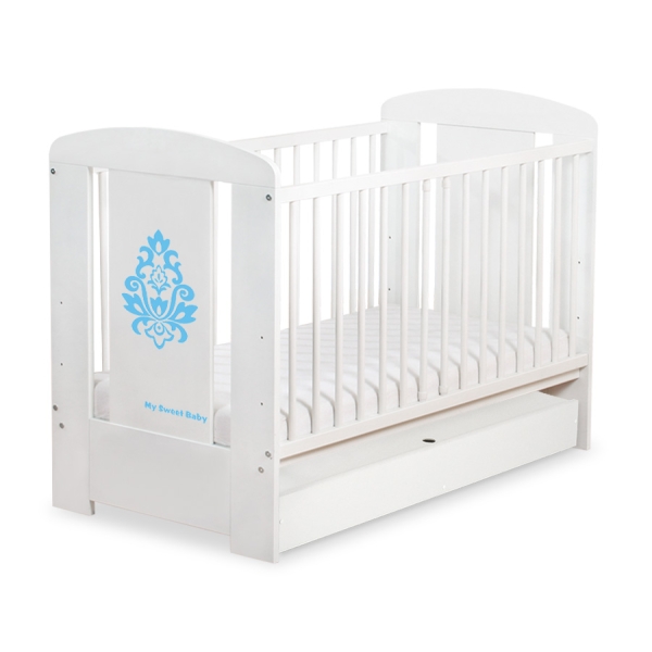 Tremmeseng med skuffe til baby Glamour  STANDARD Glamour