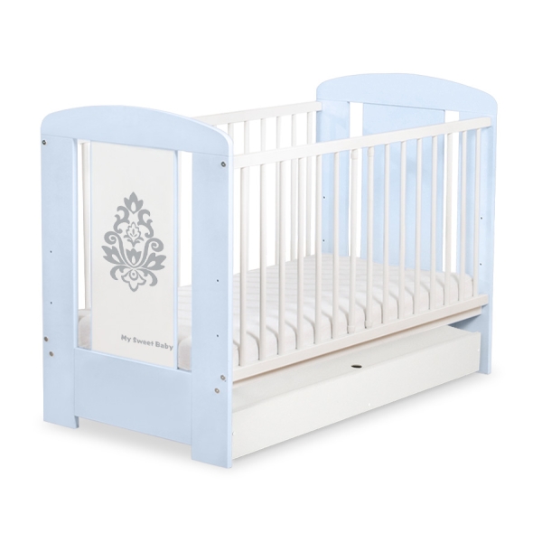 Tremmeseng med skuffe til baby Glamour  STANDARD Glamour