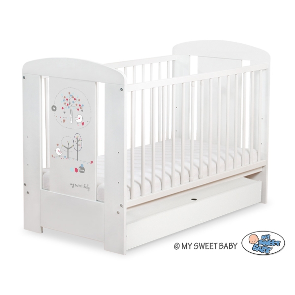 Tremmeseng med Skuffe til baby Happy   STANDARD