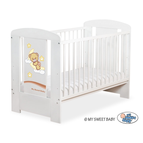 Tremmeseng til baby Godnat  Hvid