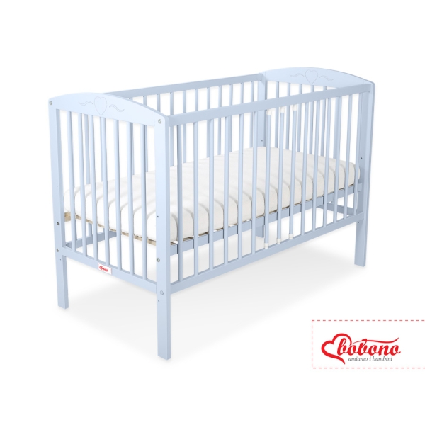 Tremmeseng til baby Hjerter  Blå
