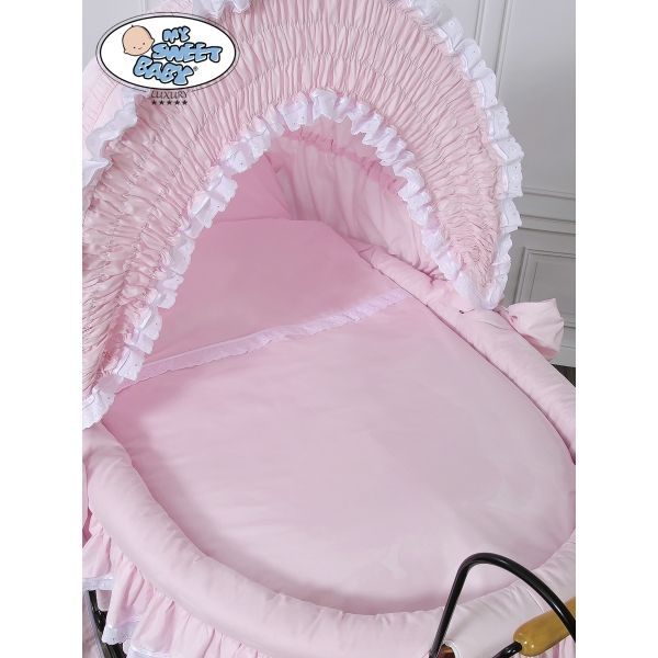 Vintage babykurv  Lyserød Pink Victoria
