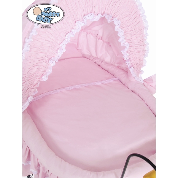 Vintage babykurv  Lyserød Pink Victoria