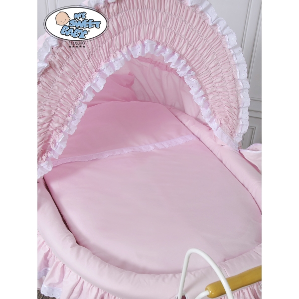 Vintage babykurv  Lyserød Pink Victoria