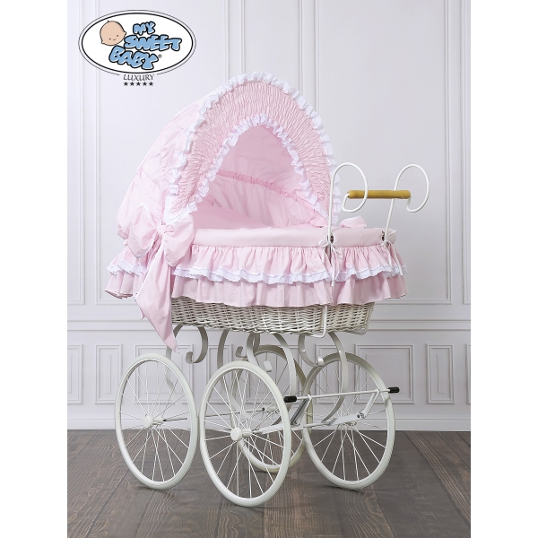 Vintage babykurv  Lyserød Pink Victoria