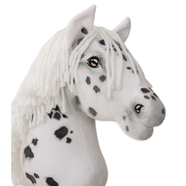 Hobby Horse Kæphest Hvid med Pletter