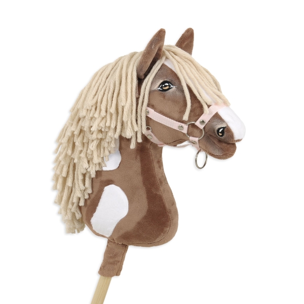 Kæphest brun hvid beige Manke Amerikansk Mustang