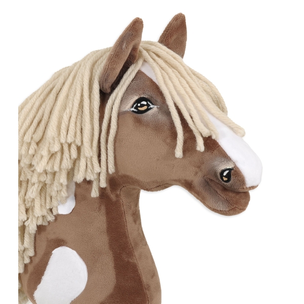 Kæphest brun hvid beige Manke Amerikansk Mustang