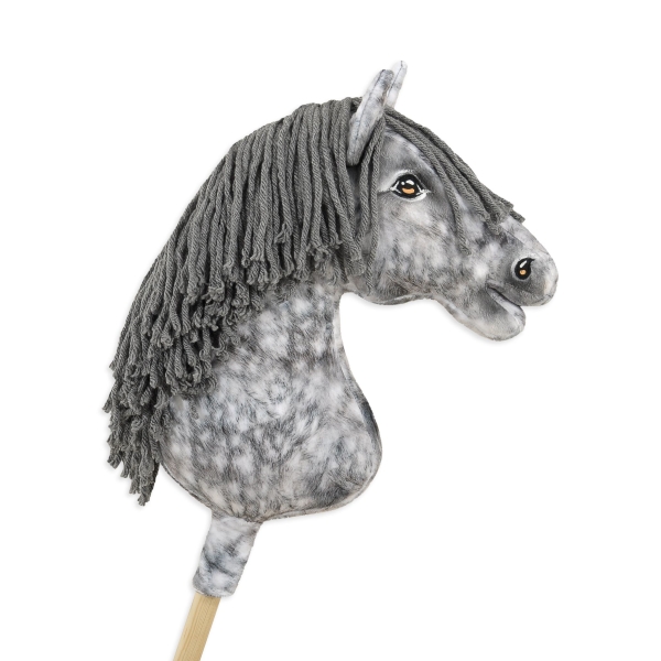 Kæphest Dapple Grey med Grå Manke