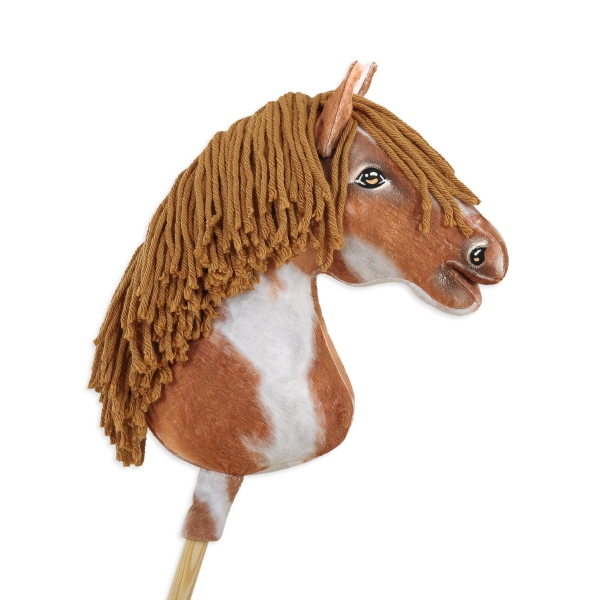 Kæphest Tobiano med Brun Manke