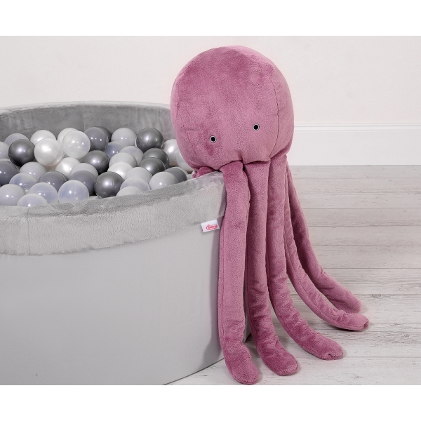Blæksprutte Krammedyr Støvet Pink