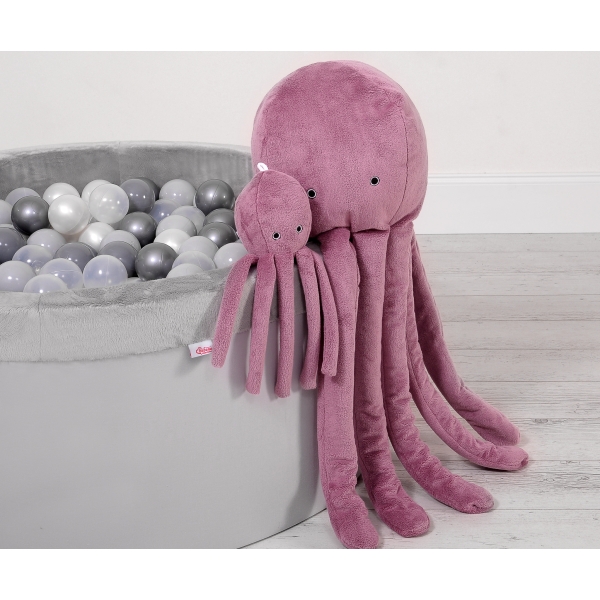 Blæksprutte Krammedyr Støvet Pink